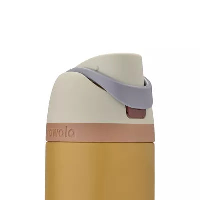 OWALA SPECIAL EDITION 24OZ STAINLESS STEEL INSULATED FREESIP BOTTLE - HONEYCOMB - Like New