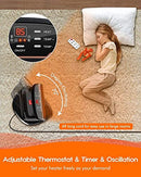 NUMIFUN SPACE HEATER UPGRADE PORTABLE DIGITAL HEATER 900W/1500W - BLACK - Like New
