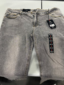 BLU ROCK MEN'S FLEX STRETCH SLIM FIT STRAIGHT JEANS SIZE: MEN 40X31 - DARK GRAY - Brand New