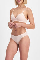 BONDS WOMEN'S SEAMLESS ICONS HIPSTER UNDERWEAR, 3 PACK, SIZE: WOMEN L, GLOSS - Like New