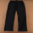 GALAXY BY HARVIC WOMEN'S LOOSE FIT POCKETED CLASSIC LOUNGE PANTS - BLACK - 3XL - Brand New