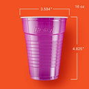 Hefty Everyday 16 oz Disposable Party Cups 16 fl oz 100 / Pack - Assorted Bright - Brand New