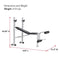 WEIDER PLATINUM STANDARD WEIGHT BENCH FIXED UPRIGHTS LEG DEVELOPER - BLACK - Like New