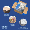 The Boxery Foil Insulated Box Bubble Liners for Perishables 12 x 12 x 12" 5 Pack - Brand New