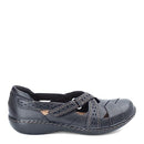 26065649 CLARKS WOMEN ASHLAND SPIN Q SLIP-ON LOAFER BLACK SIZE 10 WIDE - Like New