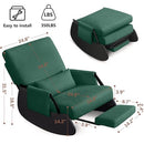 FelixKing Rocking Chair Nursery Low-Seat Glider Chair Upholstered Rocking Chair - Like New