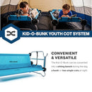 KID-O-BUNK DISC-O-BED YOUTH KID-O-BUNK 62x28 FOLDING BUNKED DOUBLE CAMPING - Like New
