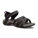 TEVA WOMENS TIRRA SANDAL - SIZE: WOMEN 11 - BLACK/GRAY - Like New