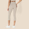 AMAZON ESSENTIALS WOMEN'S ACTIVE FORMFLEX HIGH WAIST 19" CAPRI LEGGINGS -S TAUPE - Brand New