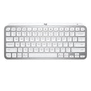 Logitech MX Keys Mini Minimalist Wireless Illuminated Keyboard - Pale Gray - Like New