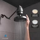 SPARKPOD Rain Shower Head, 6 Inch Round, Vintage Oil-Rubbed Bronze Finish - Brand New