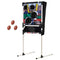 FRANKLIN SPORTS KIDS FOOTBALL TARGET TOSS WITH MINI FOOTBALLS - BLACK - Like New