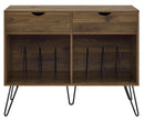 AMERIWOOD NOVOGRATZ CONCORD TURNTABLE STAND WITH DRAWERS - WALNUT - Like New