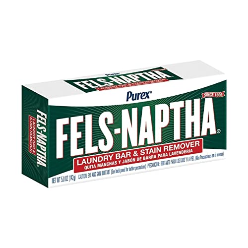 FELS NAPTHA PUREX FELS NAPTHA LAUNDRY BAR AND STAIN REMOVER 5.0 OZ FRESH SCENT - Brand New