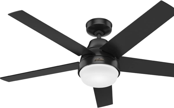 Hunter Fan Company 51314 Aerodyne Ceiling Fan, 52 - Matte Black - Like New