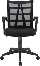 Realspace Jaxby Mesh Fabric Mid-Back Task Chair 6785666 Black Like New