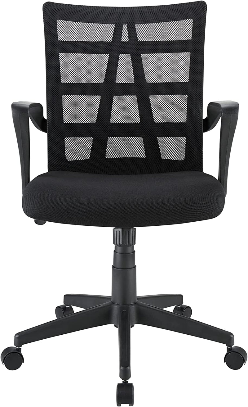 Realspace Jaxby Mesh Fabric Mid-Back Task Chair 6785666 Black Like New