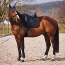 HORZE Cooling Summer Quilted Dressage Horse Saddle Pad Ventilation - Dark Grey - Brand New