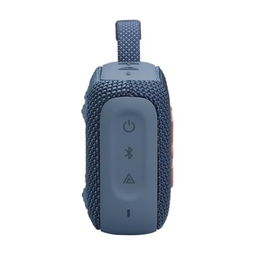 JBL GO 4 ULTRA-PORTABLE WATERPROOF BLUETOOTH SPEAKER JBLGO4BLUAM - BLUE - Like New
