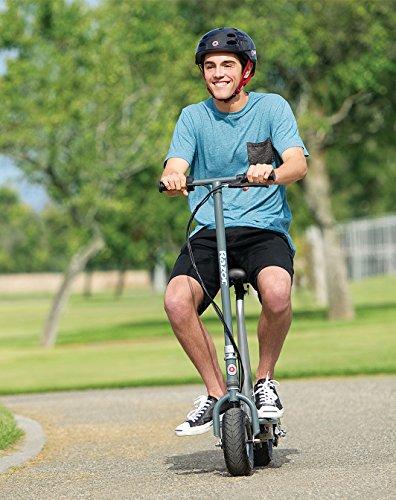 RAZOR E300S SEATED ELECTRIC SCOOTER KIDS AGES 13+ - 9" PNEUMATIC, MATTE GRAY - Like New