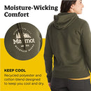 MARMOT WOMEN'S CULEBRA PEAK HOODY - SIZE: WOMEN XL - NORI - Brand New