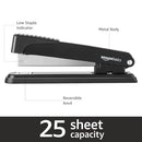 AMAZON BASICS FULL-STRIP METAL OFFICE DESKTOP STAPLER 20 SHEET 3 PACK BLACK - Like New