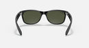 RAY-BAN NEW WAYFARER 6462/31 FRAME LENSES G-15 GREEN- SIZE 58/18 - MATTE BLACK - Like New