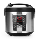 COMFEE' Rice Cooker Slow Steamer Stewpot Sauté (5.2Qt ) MB-M25 - Silver/Black - Like New