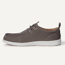 AMAZON ESSENTIALS MEN'S CANVAS MOC TOE LOAFER SIZE MEN 9.5 GRAY/WHITE - Brand New
