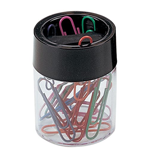 OFFICE DEPOT MAGNETIC CLIP DISPENSER, 200101-1 - BLACK/CLEAR - Like New