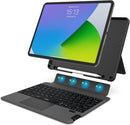 WIWU iPad Pro 12.9in Case with Keyboard, Pencil Holder, Trackpad - Black - Like New
