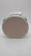 COTRUNKAGE Vintage Trunk 2Pc Luggage Set TSA Lock Carry On - Pink Embossed - Like New