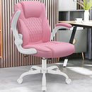 Brick Attic Leather Office Chair with 360° Swivel Free Small Wheel MP245 - Pink - Like New