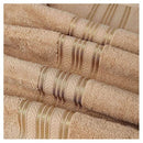 NOBLE HOUSE ULTRA SOFT COTTON EXTRA HEAVY SPA FEEL 6PC BATH TOWEL SET  - TAUPE - Like New