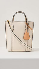 TORY BURCH WOMEN'S PERRY MINI TOTE - CREAM - Brand New