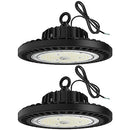TREONYIA UFO LED High Bay Light 150W 140LM/W 21,000LM 2 Pack B0BZ7MMR1D - Like New