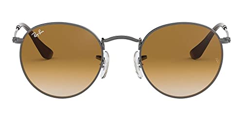 RAY BAN RAY-BAN RB3447N ROUND FLAT LENS SUNGLASSES LENS WIDTH: 53MM - Like New