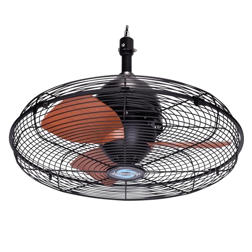 TORNADO 20-INCH OUTDOOR DOWNROD MOUNT CEILING FAN, 3 SPEEDS, - Scratch & Dent