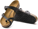 BIRKENSTOCK MAYARI BIRKO-FLOR SANDALS - SIZE: MEN 10 (AU/UK M9) - BLACK - Like New