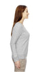 EC4505 Econscious Ladies' Organic/Recycled Heathered Fleece Raglan Pullover New