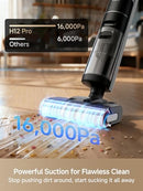 DREAME H12 PRO VACUUM MOP, WET DRY VACUUM CLEANER FOR HARD FLOOR - BLACK - Like New