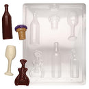 Cybrtrayd Wine Kit for Specialty Box Chocolate Candy Mold with Chocolate - Brand New