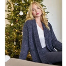 BAREFOOT DREAMS COZYCHIC CABIN CARDIGAN SWEATER - SIZE M - INDIGO/DEEP BLUE SEA - Brand New
