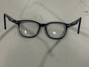 MAUI JIM MJO2125-11 TRANSLUCENT BLACK EYEGLASSES FRAMES 53-19 145 ITALY - BLACK - Like New