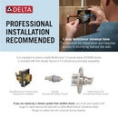 DELTA 17 SERIES DUAL-FUNCTION THERMOSTATIC FAUCET MATTE BLACK - Scratch & Dent
