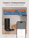 WOPET AUTOMATIC CAT FEEDER, WIFI SLOW PET FOOD DISPENSER, 10 MEAL, BLACK - Like New