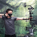 SAS FEUD X 30-70 LBS 19-31" DRAW LENGTH COMPOUND BOW PRO PACKAGE - Black - Like New