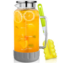 AOFMEE GLASS PITCHER WITH LID 68OZ SILICONE AFGP2LG - GRAY - Scratch & Dent