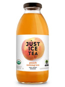 Just Ice Tea Organic Iced Tea, 16 Fl Oz, Peach Oolong Tea, Pack of 12 - Brand New