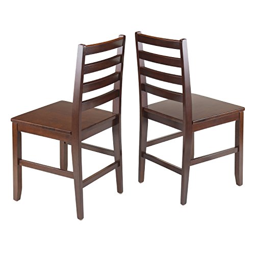 WINSOME HAMILTON SEATING 2 PACK ANTIQUE WALNUT Like New